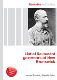 List of lieutenant governors of New Brunswick
