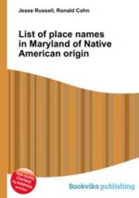 List of place names in Maryland of Native American origin