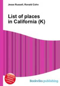 List of places in California (K)