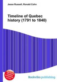 Timeline of Quebec history (1791 to 1840)