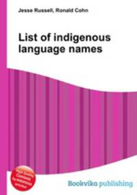 List of indigenous language names