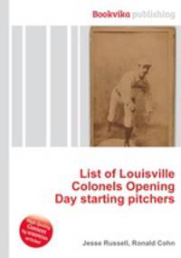 List of Louisville Colonels Opening Day starting pitchers