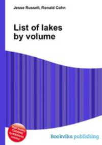 List of lakes by volume