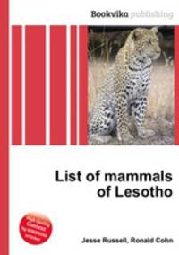List of mammals of Lesotho