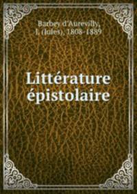Litterature epistolaire