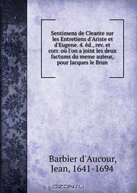 Sentimens de Cleante sur les Entretiens d