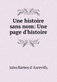 Une histoire sans nom: Une page d