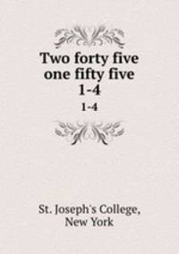 Two forty five one fifty five. 1-4