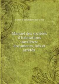 Manuel des societes d