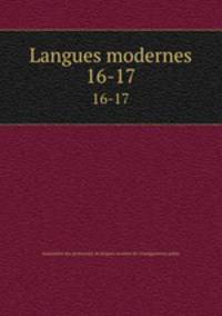 Langues modernes. 16-17