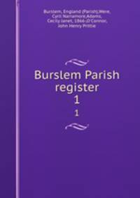 Burslem Parish register. 1