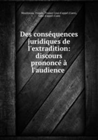 Des consequences juridiques de l