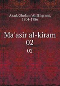 Ma`asir al-kiram. 02