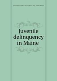 Juvenile delinquency in Maine