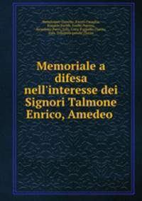 Memoriale a difesa nell