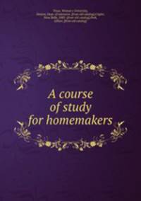 A course of study for homemakers