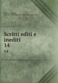 Scritti editi e inediti. 14
