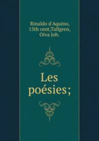 Les poesies;