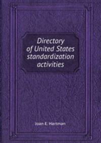 Directory of United States standardization activities