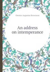 An address on intemperance