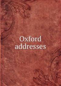 Oxford addresses