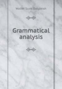 Grammatical analysis