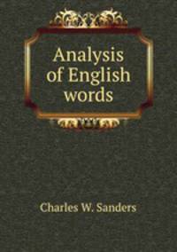 Analysis of English words