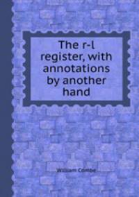 The r-l register, with annotations by another hand