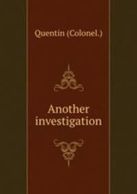 Another investigation
