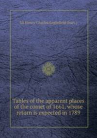 Tables of the apparent places of the comet of 1661, whose return is expected in 1789