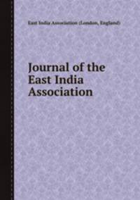Journal of the East India Association