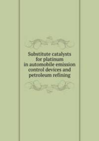 Substitute catalysts for platinum in automobile emission control devices and petroleum refining
