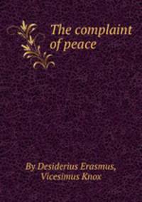 The complaint of peace