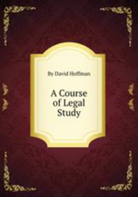 A Course of Legal Study