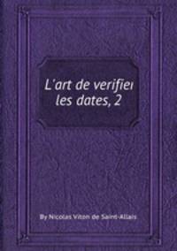 L`art de verifier les dates, 2