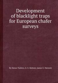 Development of blacklight traps for European chafer surveys