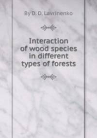 Interaction of wood species in different types of forests