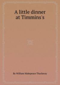 A little dinner at Timmins`s