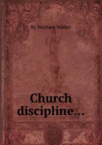 Church discipline...
