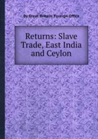 Returns: Slave Trade, East India and Ceylon