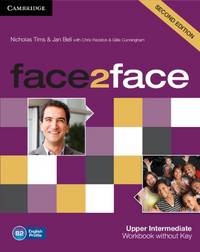 Face2face B2. Upper Intermediate. Workbook without Key
