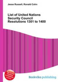 List of United Nations Security Council Resolutions 1301 to 1400