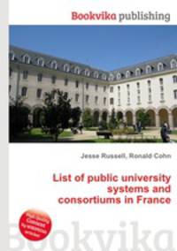 List of public university systems and consortiums in France