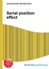 Serial position effect