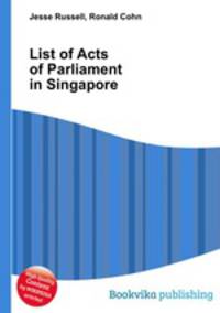 List of Acts of Parliament in Singapore