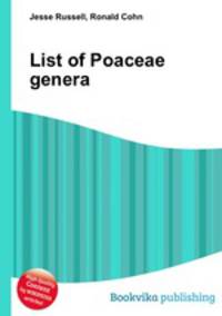 List of Poaceae genera