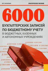 6000 бухгалтерских записей по бюджетному учету в бюджетных, казенных и автономных учреждениях. Практическое пособие