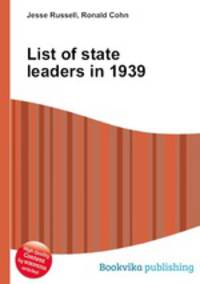 List of state leaders in 1939