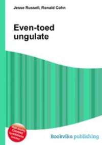 Even-toed ungulate
