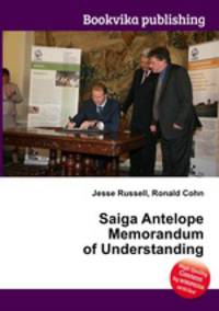 Saiga Antelope Memorandum of Understanding